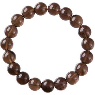 iSTONE/石头记天然茶晶手链烟晶净体珠水晶手串男女款节日礼物