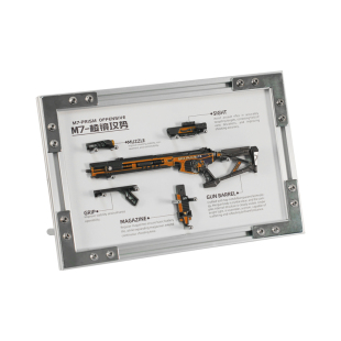 [高档相框]三角洲行动M7战斗步枪棱镜攻势-MTG黑骑士金属武器模型