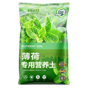 薄荷专用土营养土薄荷肥料盆栽种植土家用植物盆栽薄荷专用腐殖土