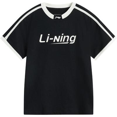 李宁女子印花T恤球迷风