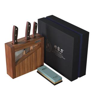 邓家刀菜刀家用大马士革钢套装刀厨房专用刀官方正品刀具组合套刀