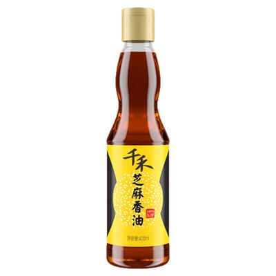 千禾芝麻香油405ml火锅油碟官方