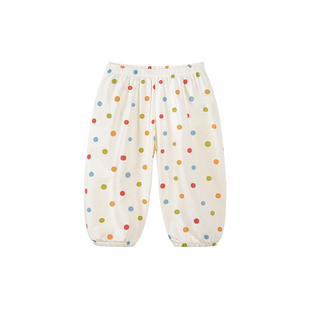 宝宝防蚊裤夏季薄款男女童格子裤休闲长裤儿童灯笼裤夏天婴儿裤子