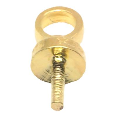 铜质饰品配件半孔吊坠托羊角钉