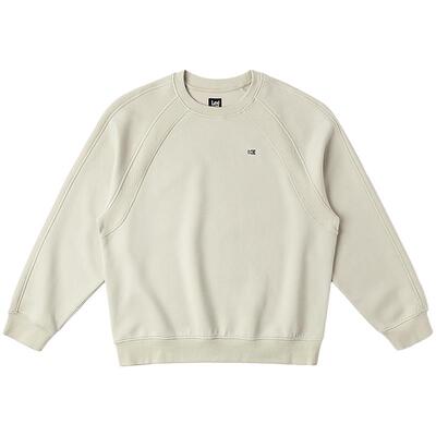 Lee舒适版圆领印花Logo插肩袖设计男女同款长袖卫衣LUT010844209