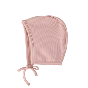 Oak mont男女宝宝胎帽春秋棱角帽囟门新生儿可爱绒帽婴儿护头帽