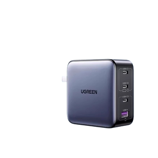 UGREEN绿联140W氮化镓充电器手机笔记本充电插头多口USB-A-C适用苹果macbook笔记本手机华为小米荣耀OPPO联想