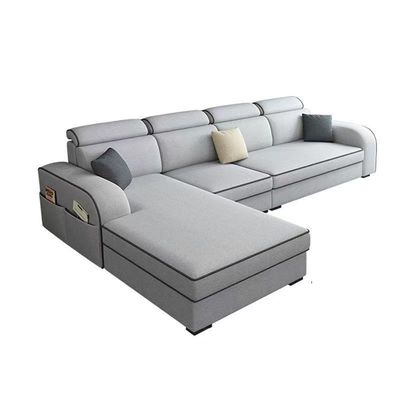 北欧新款免洗科技布沙发客厅卧室小户型简约现代三四人位布艺沙发