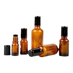 精油香水分装瓶滚珠瓶走珠瓶小样加厚玻璃通用滚珠头替换5ML15ML