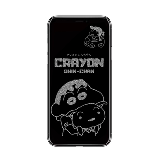 适用苹果17ProMax卡通息影钢化膜iPhone17手机膜15/14/13/12/11/XR全屏膜16promax防爆15plus潮影膜14pro新年