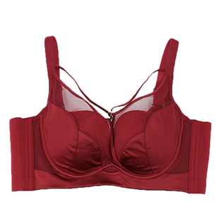 芯氧内衣女软钢圈性感美胸带薄款贝壳杯调整型收副乳文胸罩69113