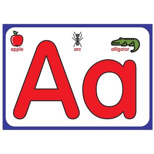 英语英文自然拼读26个字母卡片闪卡学习启蒙早教认知幼儿教师教具