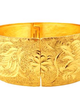 新娘结婚沙金龙凤手镯女