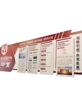 企业文化设计定制立体pvc墙贴