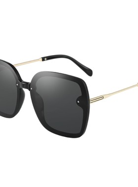 墨镜女2024新款太阳镜夏季茶色偏光防紫外线海边韩版潮大脸显瘦