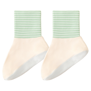 保暖睡眠袜子女秋冬款中筒袜条纹居家地板袜月子袜松口不勒脚长袜