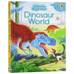 尤斯伯恩初学者系列 初探恐龙世界 英文原版 Usborne Beginners Dinosaur World 儿童科普百科纸板书精装 英文版 进口英语原版书籍