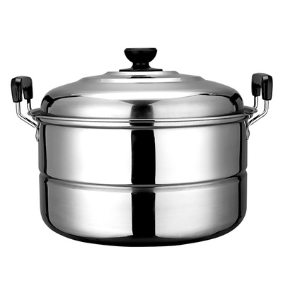 加厚不锈钢单层1层复底24-30cm