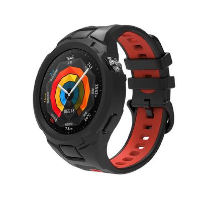 适用于华为GT6手表表带gt5铠甲一体硅胶gt4男腕带智能运动gt3配件GT2新款手表带防磨配件46/41mm时尚透气表链