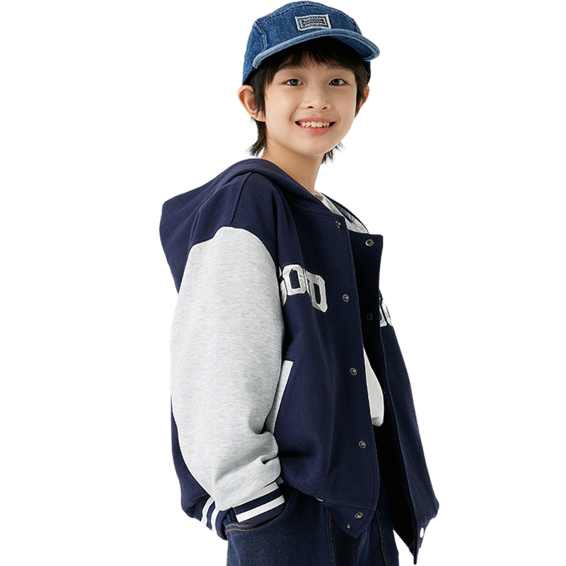 巴拉巴拉男童外套儿童秋季棒球服