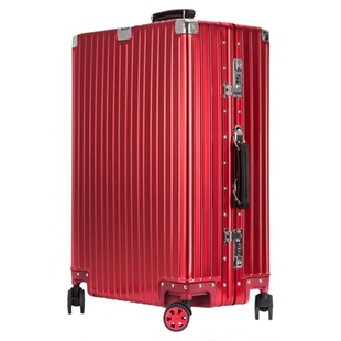 全铝镁合金行李箱20登机箱女托运箱子静音万向轮皮箱子男学生结实