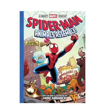 蜘蛛侠动物总动员英文儿童漫画