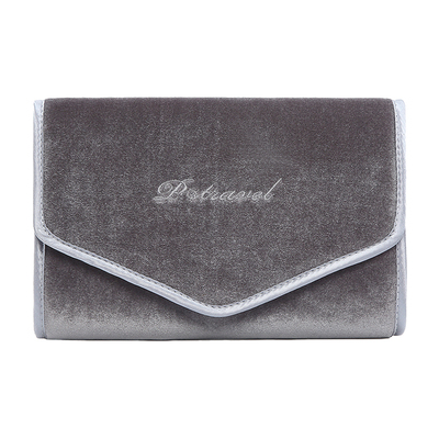 高档精致大容量丝绒便携首饰包