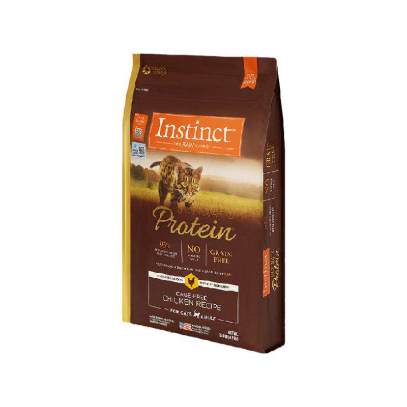 Instinct百利猫粮高蛋白鸡肉猫粮4磅(1.8kg)