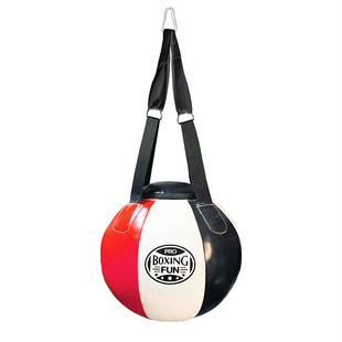 多功能球型拳击沙袋悬挂式成人儿童家用沙包抓手式药球核心训练