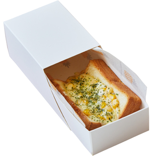 韩国网红一次性吐司包装盒一人食早餐打包盒餐厅咖啡店外卖创意盒