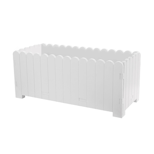 pvc阳台花箱户外庭院露台花园种植箱花槽长方形花盆大号特大定制