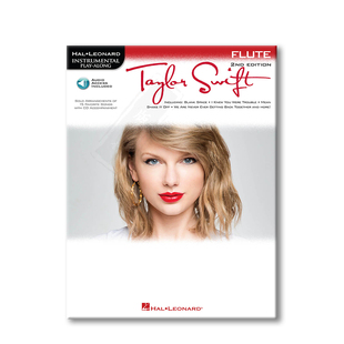 泰勒 斯威夫特 15首挚爱歌曲改编曲 长笛独奏 含在线音频 海伦德原版乐谱 Tayor Swift 15 Favourite Songs for Flute HL00842532