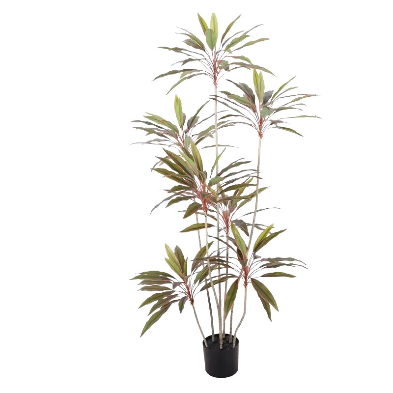 仿真绿植高端轻奢天鹅绒盆栽落地摆件室内装饰高级仿生植物假花树