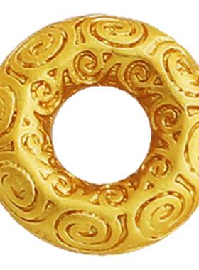 螺纹祥云乾坤圈手链项链闭口隔片