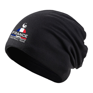 法国队高卢雄鸡姆巴佩本泽马足球迷包头帽子男女保暖套头帽