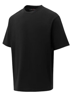 NIKE耐克男子AJ短袖夏新款Jordan宽松透气黑色运动T恤DX6774-010