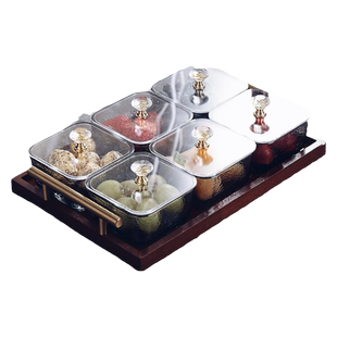 水果盘子家用客厅高级感围炉煮茶零食果盒干果盘摆放茶点心碟小吃