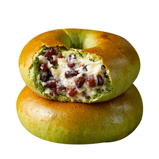 康泉抹茶红豆全麦贝果夹心面包无糖精营养代餐饱腹零食整箱早餐