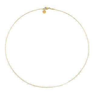 KREAM 基础细款镀K金加密古巴项链男嘻哈女同款锁骨链欧美潮流