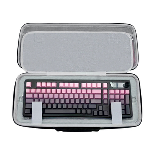 适用VGN V98ProV2键盘鼠标一体收纳包98机械键盘包外设硬壳