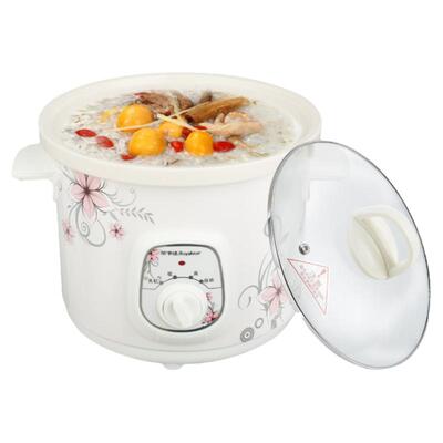 全自动白瓷电炖锅迷你煲烫粥锅