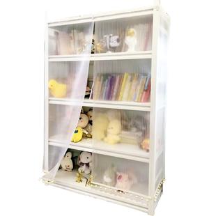 置物架帘子厨房遮挡帘挡油烟防水防尘帘自粘高档卫生间门帘无味