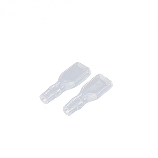 PVC透明端子护套旗形插簧护套 阻燃环保ROHS接线端子公母绝缘护套