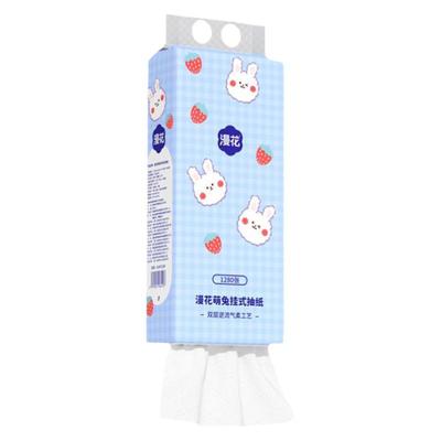 漫花大包悬挂式抽纸整箱批