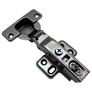 三段力全阻尼缓冲铰链缓冲阻尼柜门28mm厚门板弹簧片橱衣柜门铰