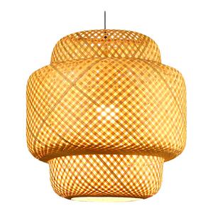 创意竹艺饭店餐厅藤编灯罩个性火锅店藤艺民宿婚庆东南亚竹编吊灯