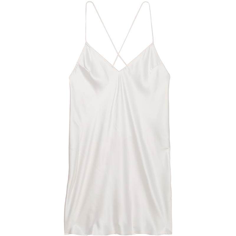 维密性感缎感美背吊带裙家居服睡裙睡衣女