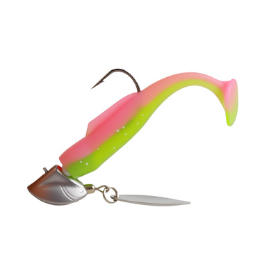 风鲨新款钝角铅头钩带亮片黑坑