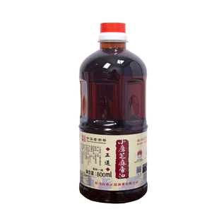 正道小磨芝麻香油纯正宗商用凉拌家用火锅蘸料中华老字号800ml