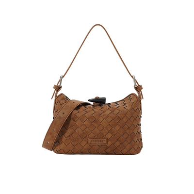 ANGELSKY原创设计编织水桶斜挎包